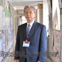 篠原中学校　田原校長先生