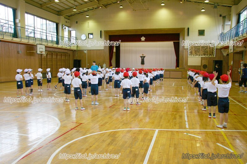 体育の授業風景