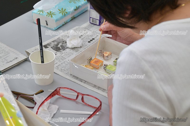 立体的なハンドクラフト、シャドーボックスを体験できる