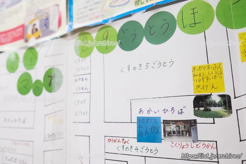 手作りの安全マップ