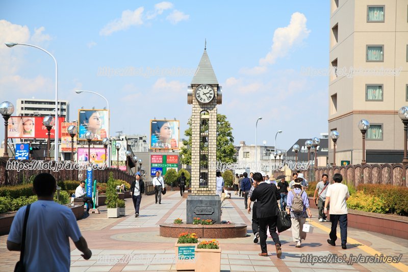 整備された「田端」駅付近の街並み