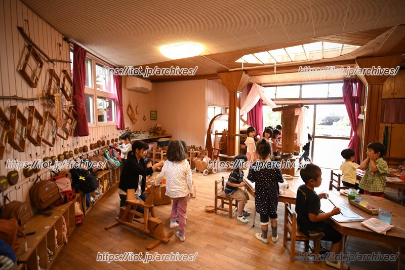 「明暗のリズム」を意識した園舎内の造り（2017年撮影）