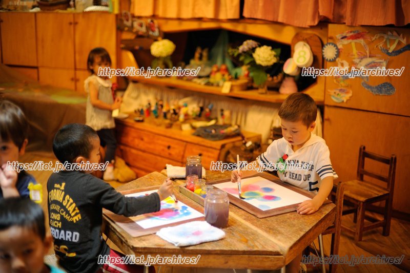 芸術的な遊びも楽しんでいる（2017年撮影）