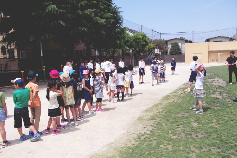 ペア学年交流の様子