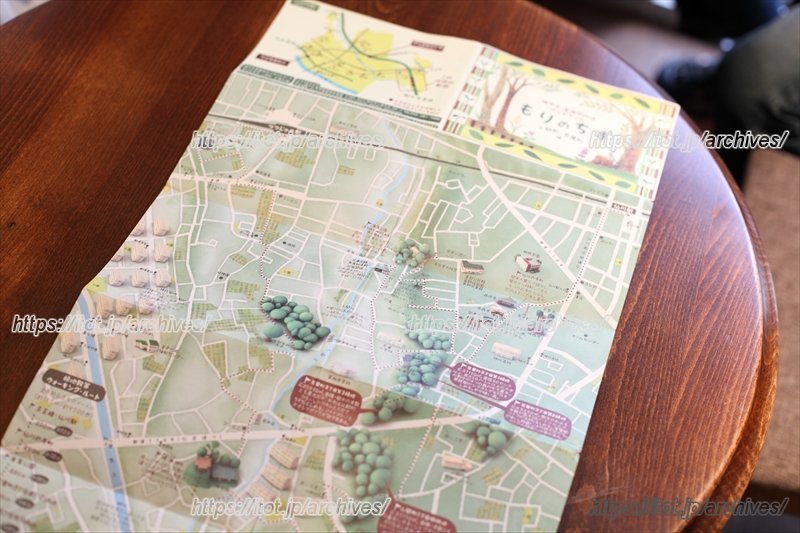 「調布市・崖線樹林地ガイドマップ もりのちず」