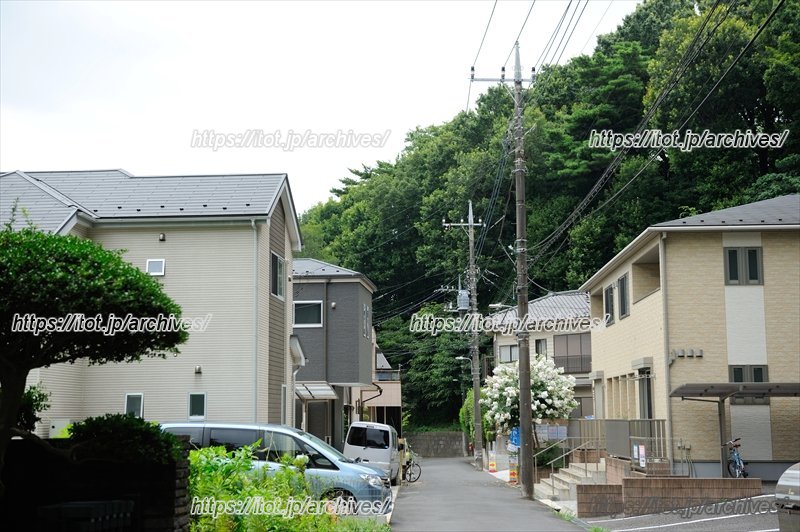 入間町の戸建て住宅地区の様子