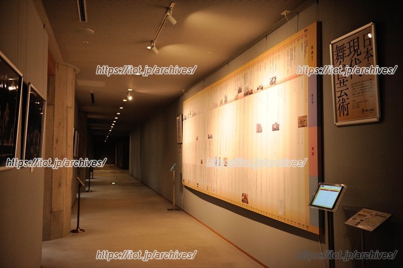 舞台に関する展示も充実