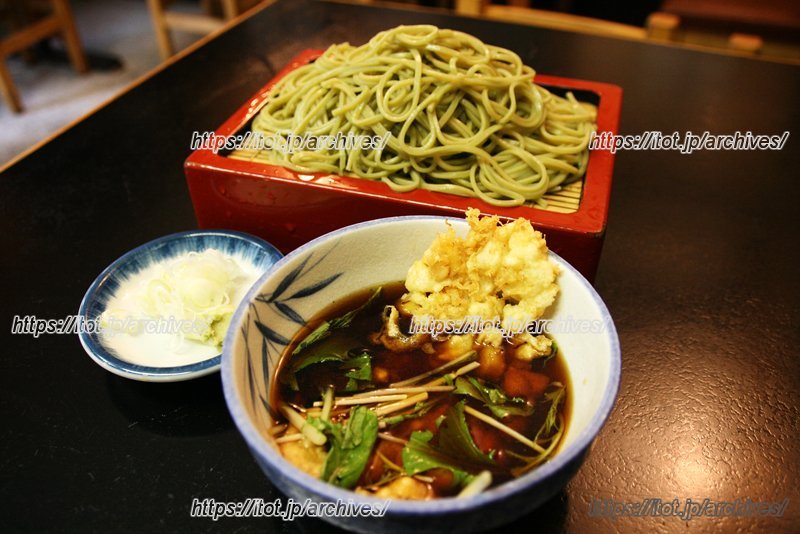 おすすめの「天もりそば」