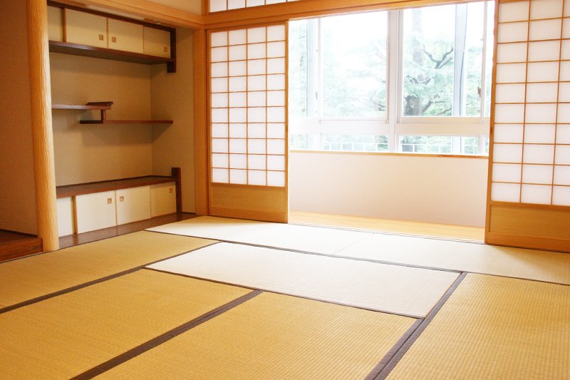 茶道教室を開く和室