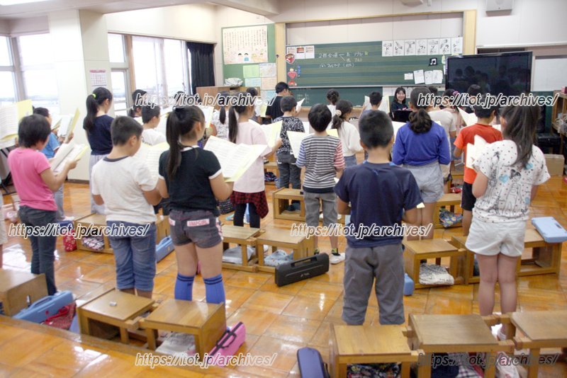 音楽の授業風景