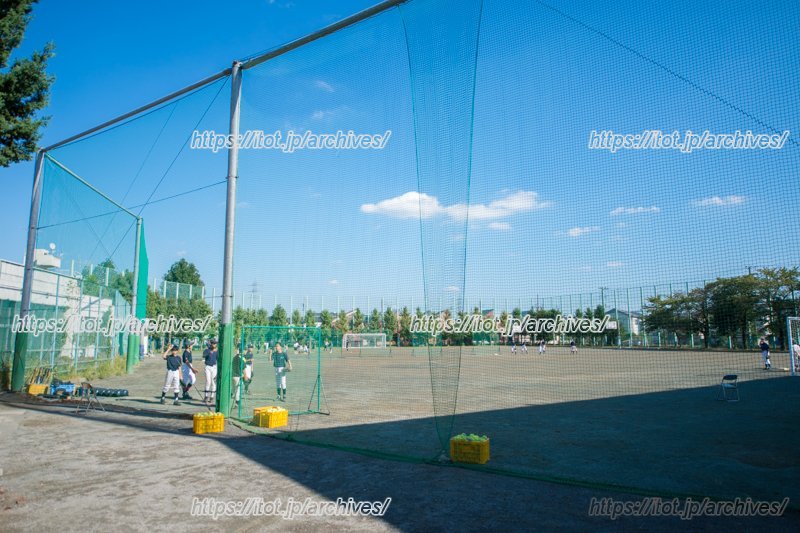 広々としたグラウンド