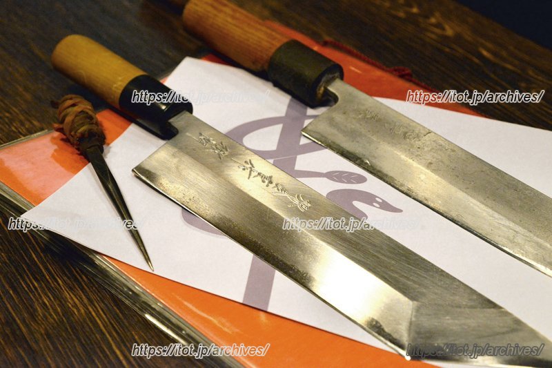 店主の魂を感じる包丁