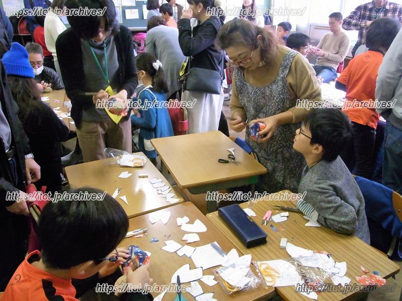 岩槻木目込み人形作り体験授業