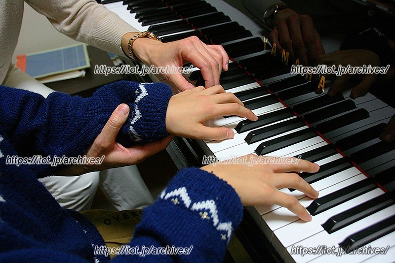 打鍵方法のレッスン