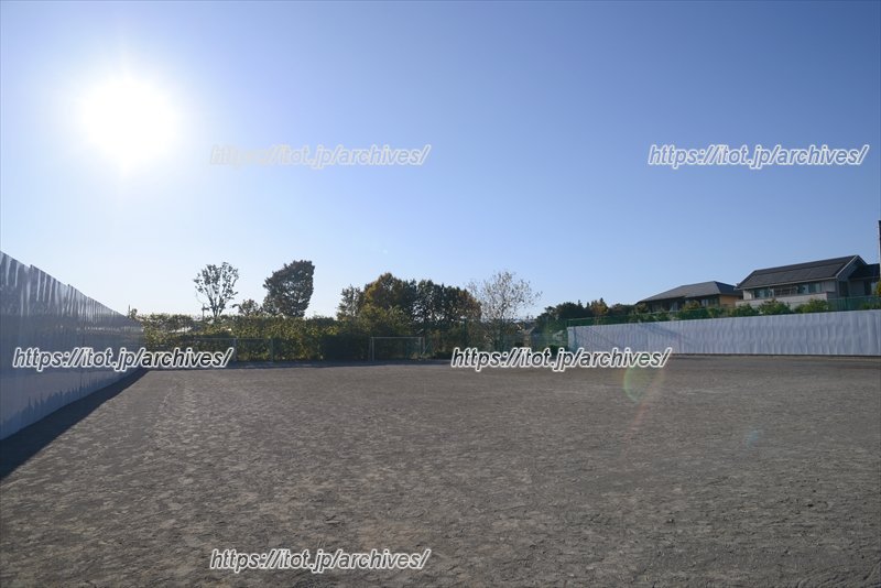 中学校建設予定地として確保されていたスペース