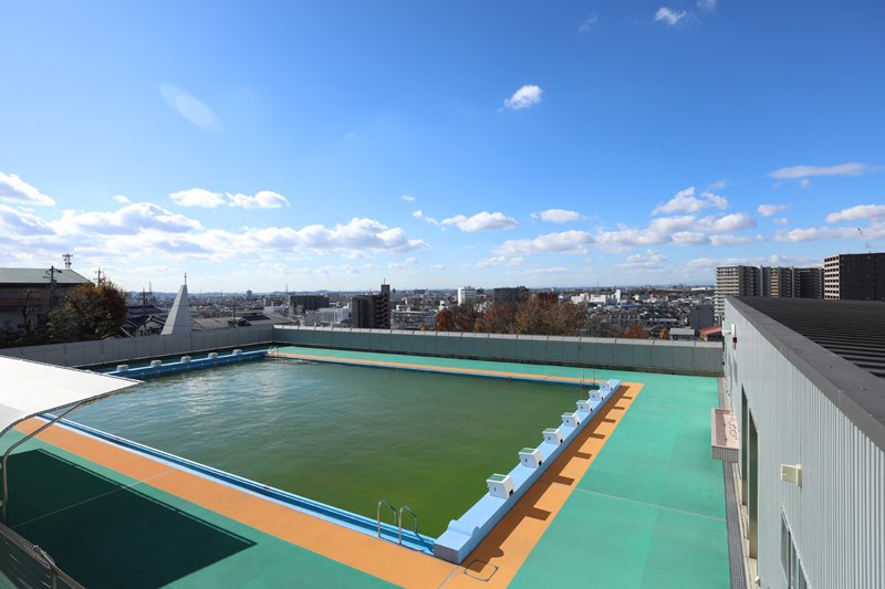プールからの風景