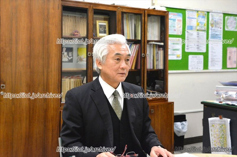 「習志野市立第五中学校」校長　小松﨑修男さん