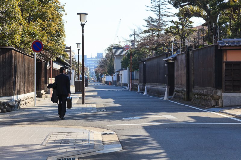 古い町並みが残る