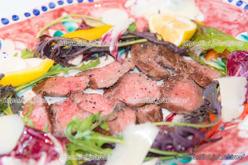 「ちがさき牛のタリアータ」