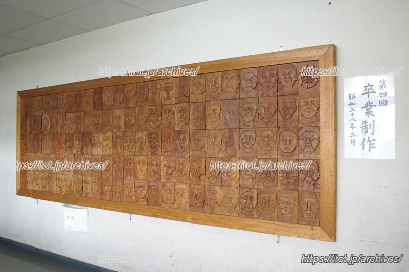 展示されている卒業制作の作品