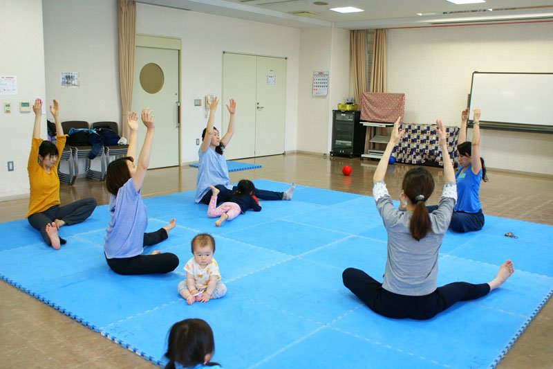 ヨガ教室の様子