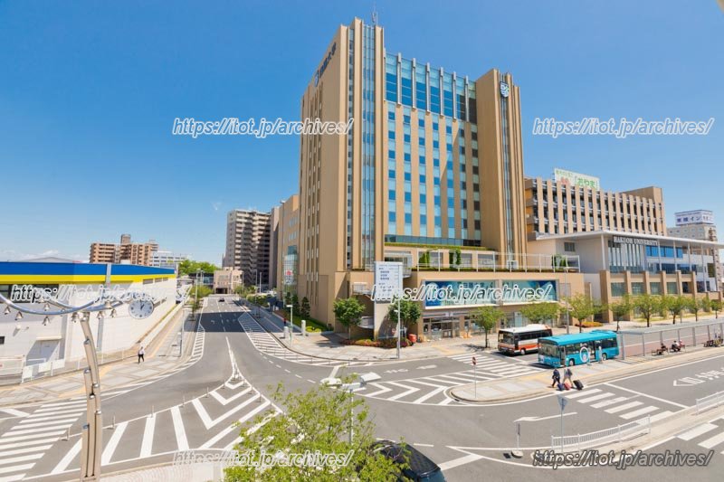 整備が完了した東口駅前の様子