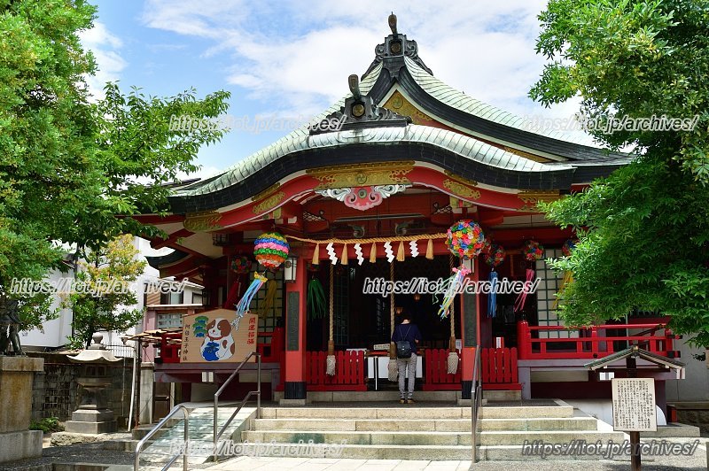 阿倍王子神社の境内の様子