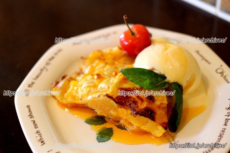 季節限定のメロンパイ