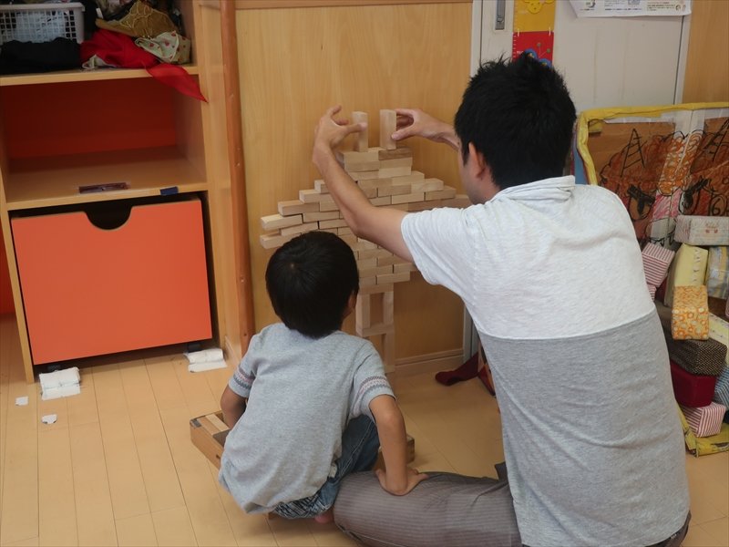 親子でゆっくりと遊べる