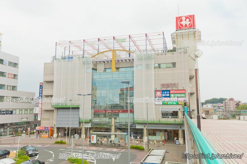 「中山」駅周辺の町並み