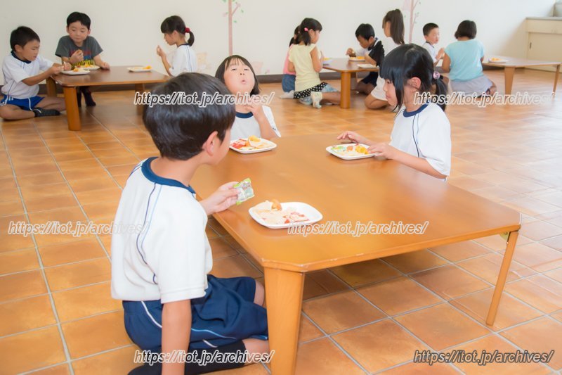 子どもたちが楽しみな手作りおやつの時間