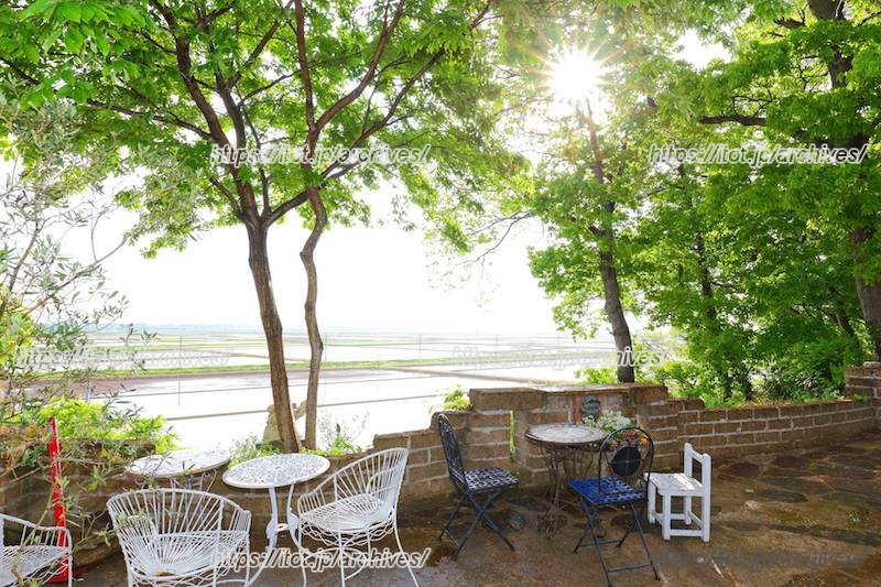 テラスから臨む風景