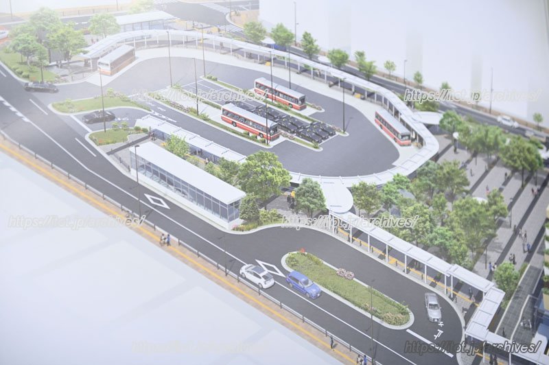 「国分寺」駅交通広場の完成予想図