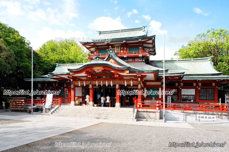 佐和橋さんが修行を積まれた「富岡八幡宮」　深川神明宮から2kmほど南に位置する