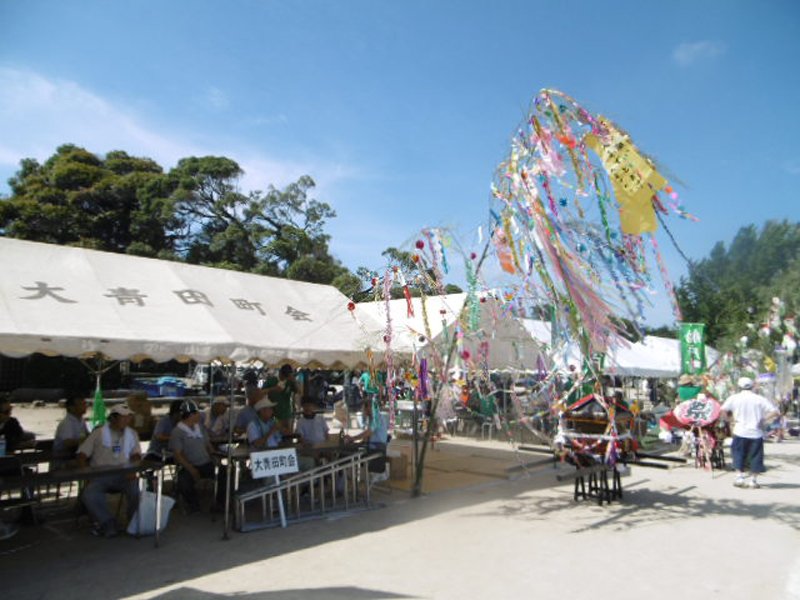 たなかっ子祭の七夕飾り（提供：田中北小学校）