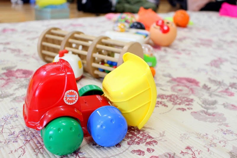 遊戯室のおもちゃ