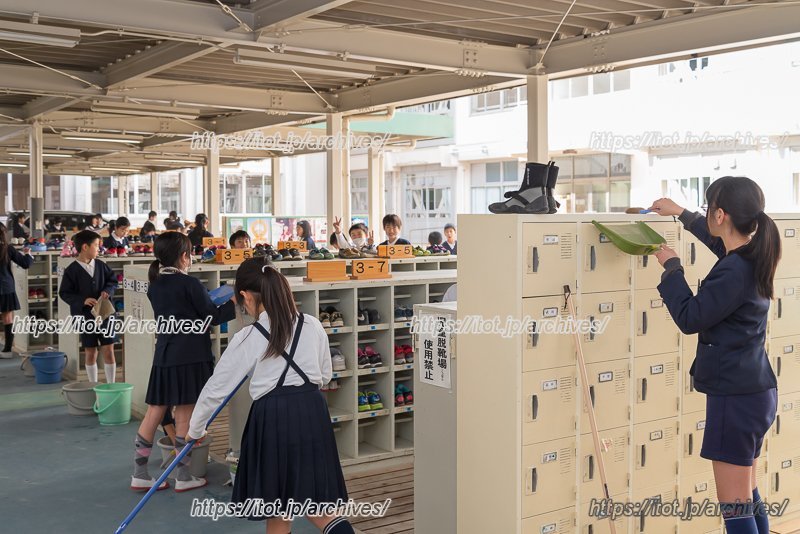 「やるべきことをしっかりとやる」児童たち