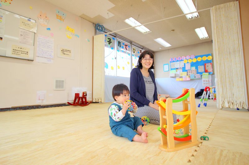 普段利用されているママさんとお子さん