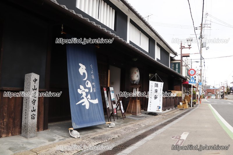 ▲歴史的建造物が点在する中山道