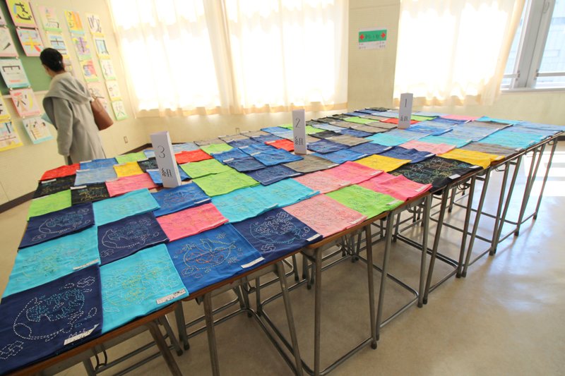 「学習発表会」の展示の様子