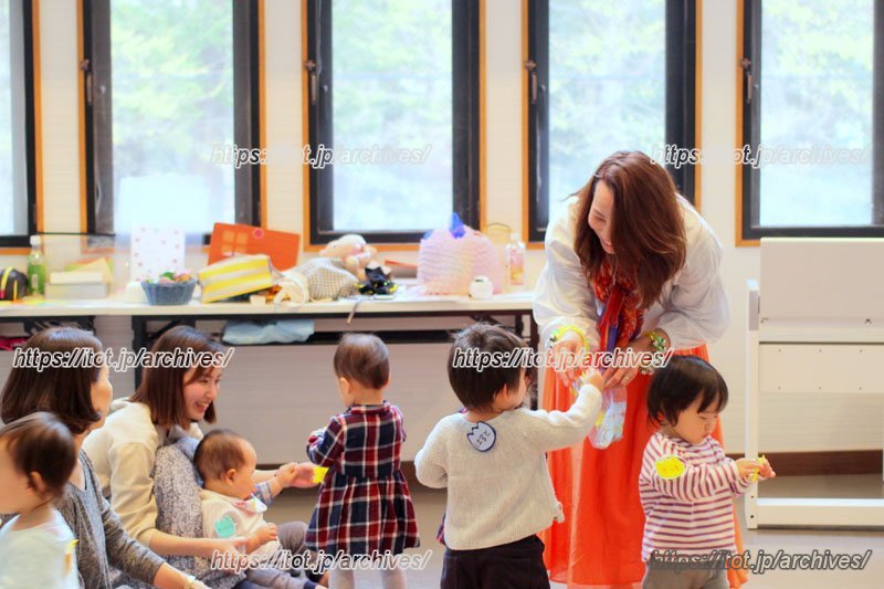 お星さまをもらう子どもたち