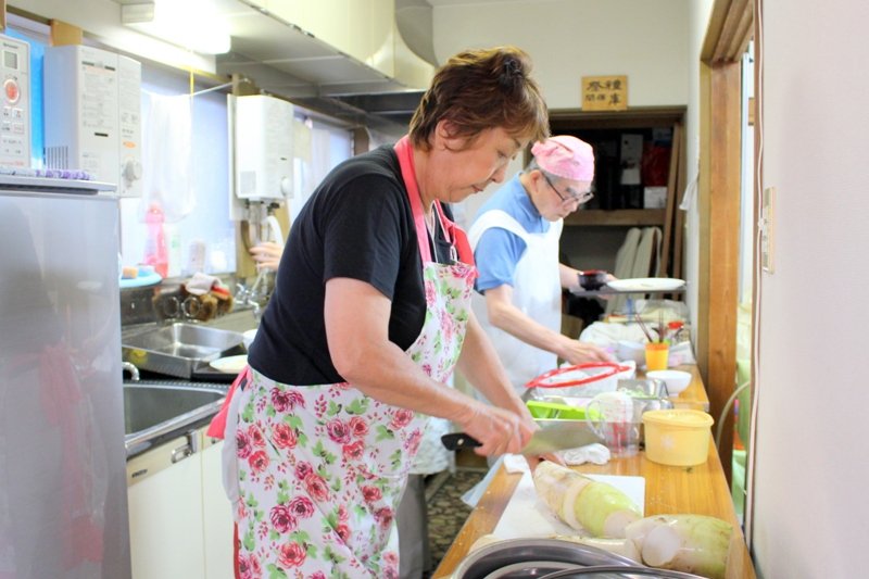 キッチンでの調理