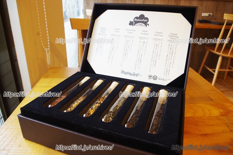 都内でも飲める場所は限られている、マイティ―リーフ社の紅茶を提供