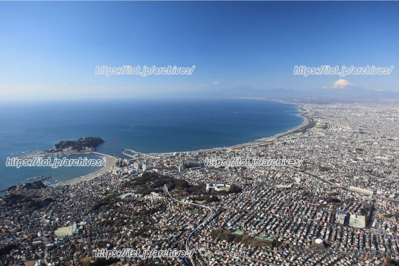 富士山と藤沢の海