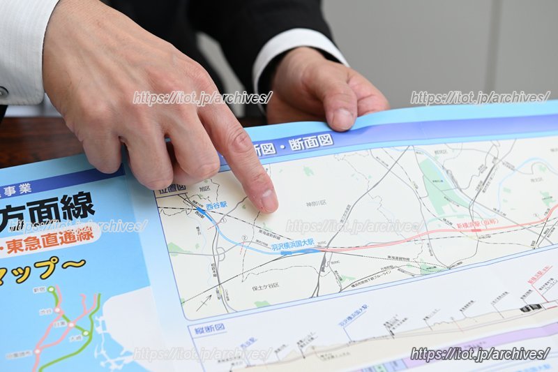 各区間の工事が着々と進んでいる