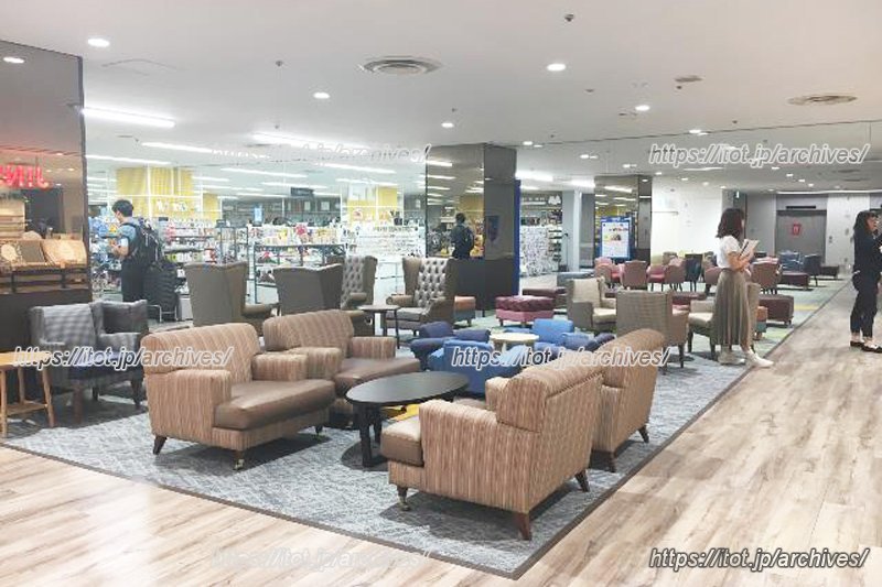 新たに設けられたレストスペースの様子