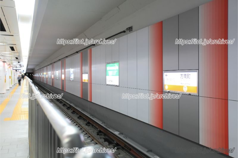 始発駅・終着駅を表すグラデーション