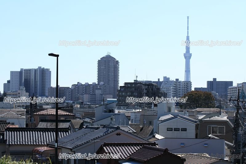 「東京スカイツリー」の景色も楽しめる