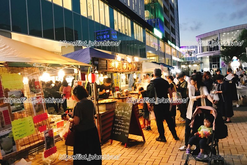 金曜夜のプチマルシェ「love local MARKET」（藤枝市提供）