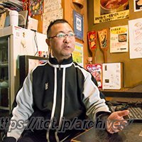 大泉学園駅南「ロードふじみ商店会」で街おこしに取り組む「もんじゃ焼き・お好み焼き わらべ」店主・加藤輝幸さん